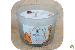 Palo Santo Edelsteenkaars Goede Energy Green Tree ~Geurhout.nl