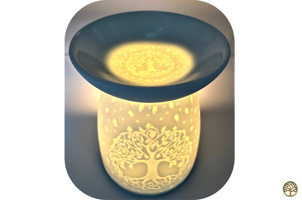 Oliebrander Tree of Life, Porselein ~ geurhout.nl